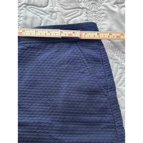 Lilly Pulitzer Navy Blue Cotton Scalloped Hem Skort Women’s 14 - Picture 9 of 10